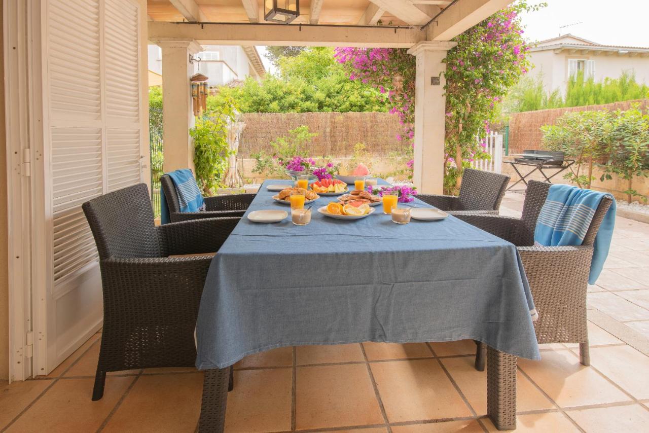 Villa Eden Alcudia, Near The Beach With Pool Bagian luar foto